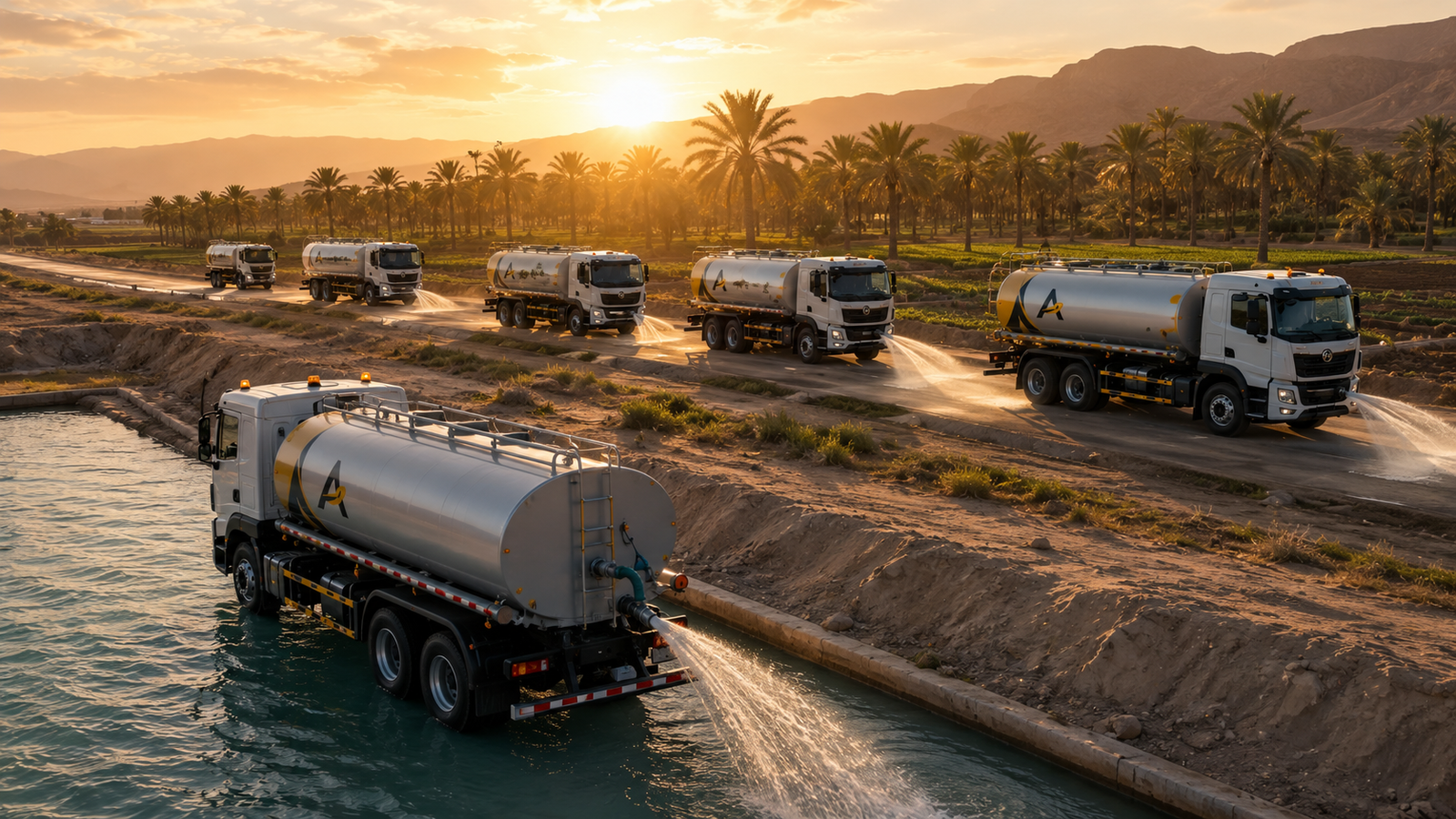 Road Spraying with High-Pressure Pumps